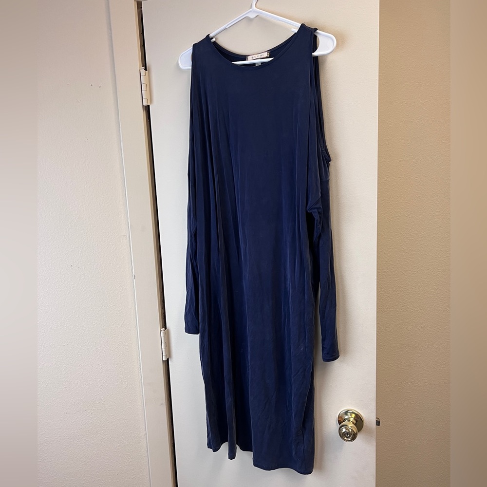 Eri + Ali Anthropologie Cold Shoulder Dress